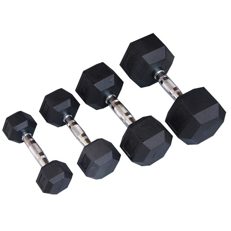 Hex Dumbbell Set - ดัมเบลหกเหลี่ยมยาง 5-100 ปอนด์ ชุดดัมเบลออกกำลังกายเพิ่มความแข็งแรง ขายดี กระตุ้นยอดขาย
