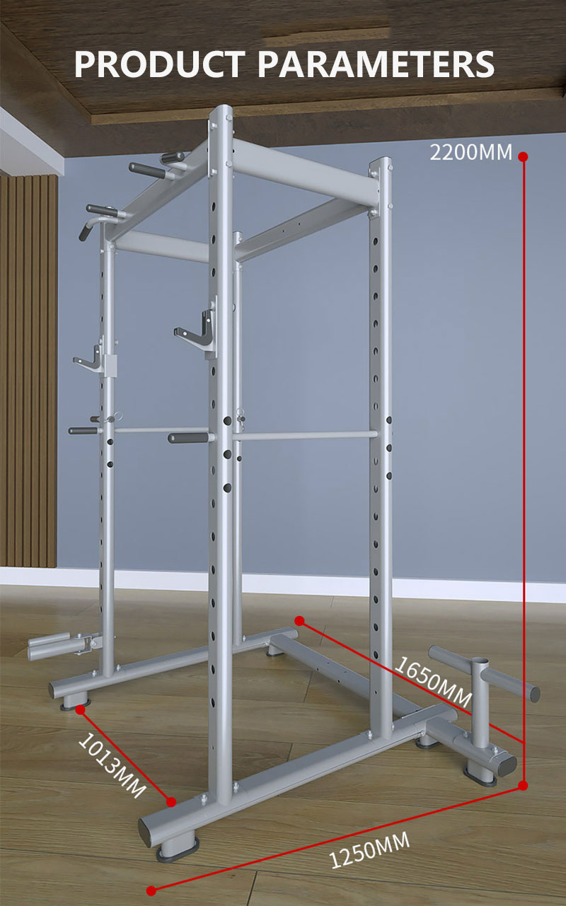 Home Gym Half Rack - แร็คยกน้ำหนักแบบครึ่งโครงสำหรับออกกำลังกายที่บ้าน ครอสฟิต และเพาเวอร์แร็ค