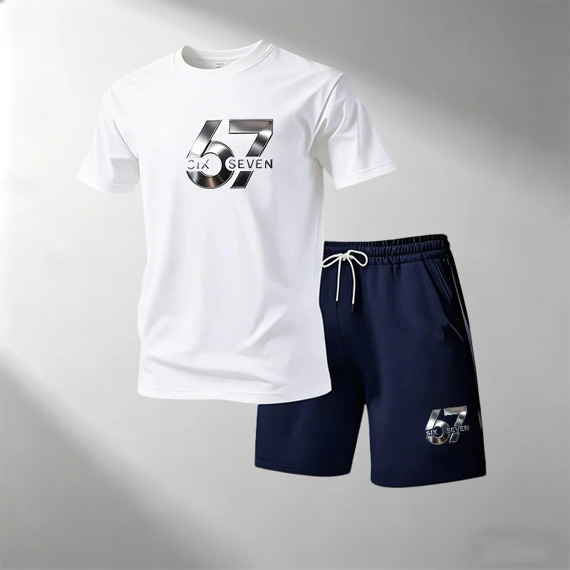 Home Gym Usa - ข้อเสนอ: ชุดกีฬาผู้ชาย 2 ชิ้น เสื้อยืดคอกลม +