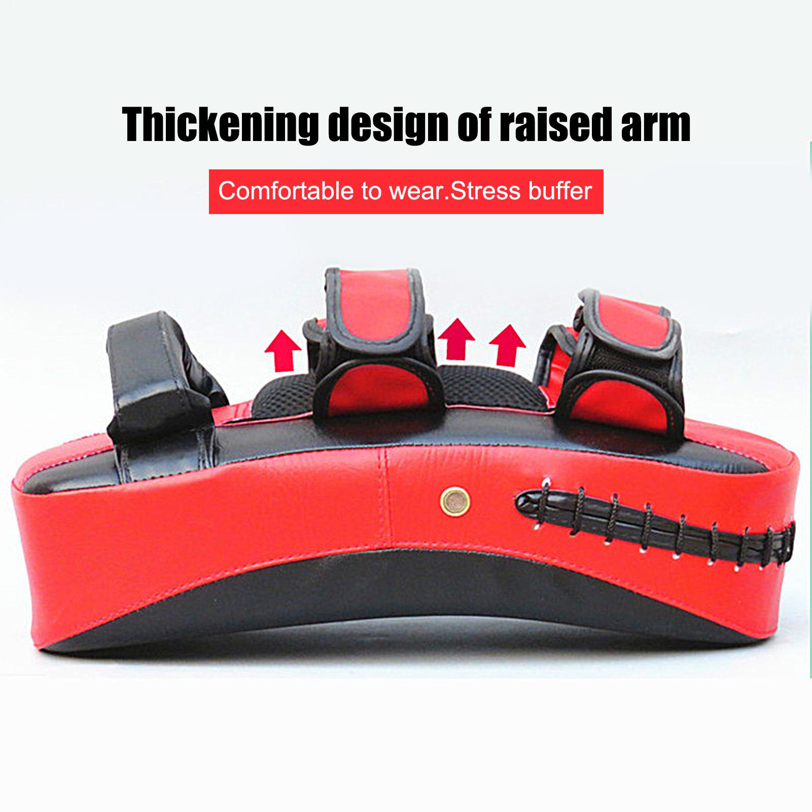 Home Gym Equipment - แผ่นรองซ้อมมวย หนัง PU แบบโค้ง อุปกรณ์ฝึกซ้อมศิลปะการต่อสู้ สำหรับเด็ก