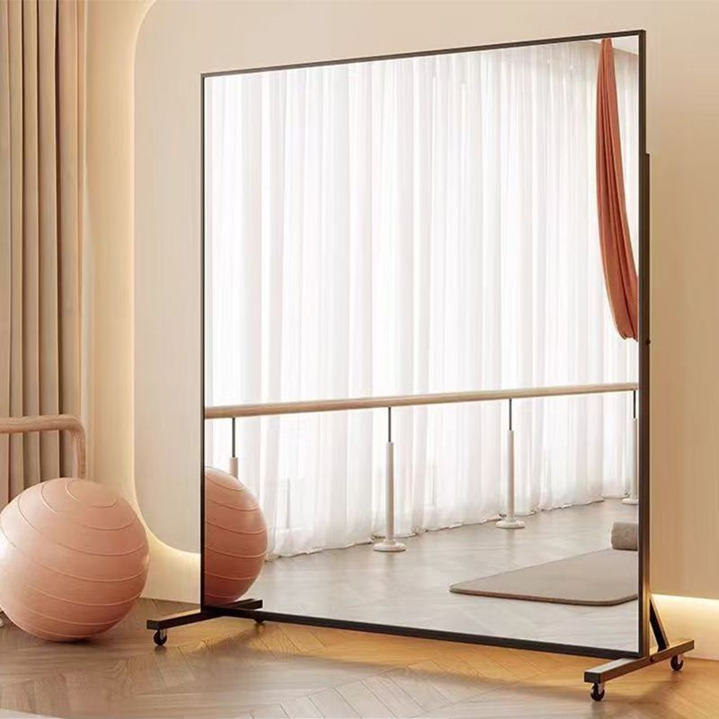 Home Gym Full Setup - กระจกเต้นรำแบบถอดได้สำหรับใช้ในบ้าน พร้อมล้อเลื่อน กระจกเต็มตัวติดผนัง กระจกยิมแบบตั้งพื้น กระจกเต้นรำแบบกันแตก