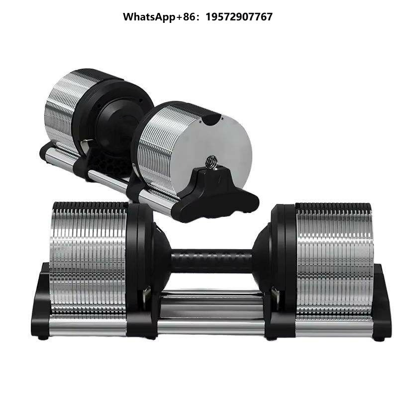 Hex Dumbbell Set - ดัมเบลปรับน้ำหนักได้ 32 กก. 70 ปอนด์ โครงเหล็กหล่อเคลือบยาง