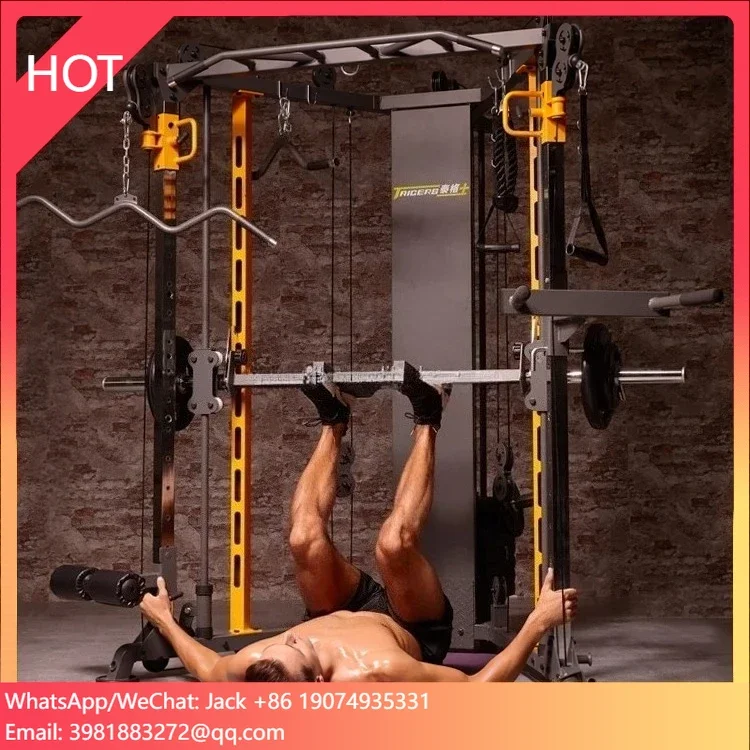 Home Gym Half Rack - SENAOFIT ขายส่งอุปกรณ์ฟิตเนสคุณภาพสูง เครื่องออกกำลังกายอเนกประสงค์สำหรับใช้ในบ้าน เครื่องฝึกความแข็งแรงแบบสมิธแมชชีน แร็คครึ่งตัวสำหรับสควอท