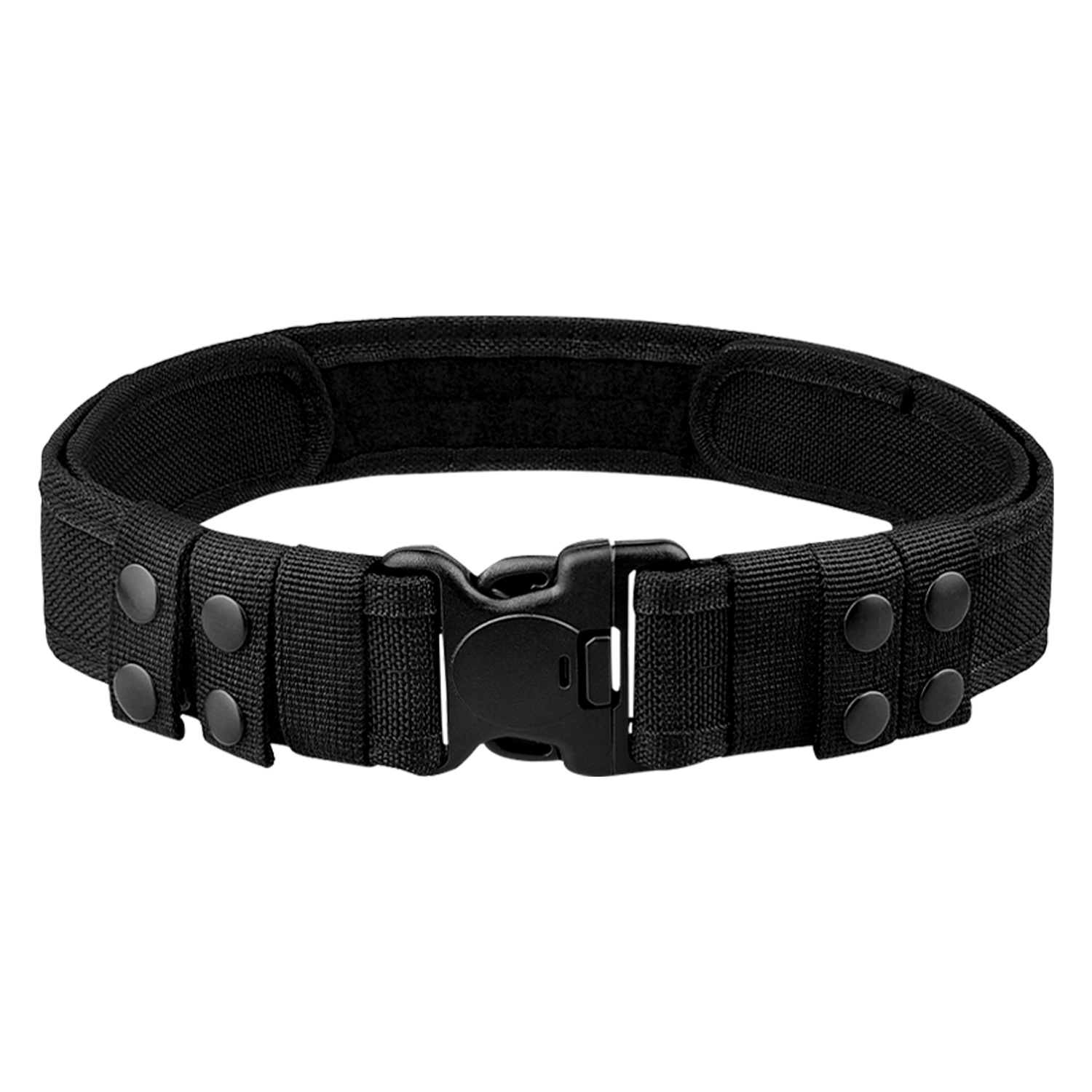 Battle Rope Heavy - เข็มขัดยุทธวิธีสำหรับผู้ชายเข็มขัดต่อสู้แบบทหารปรับได้กว้าง5ซม. พร้อมหัวเข็มขัดพลาสติก