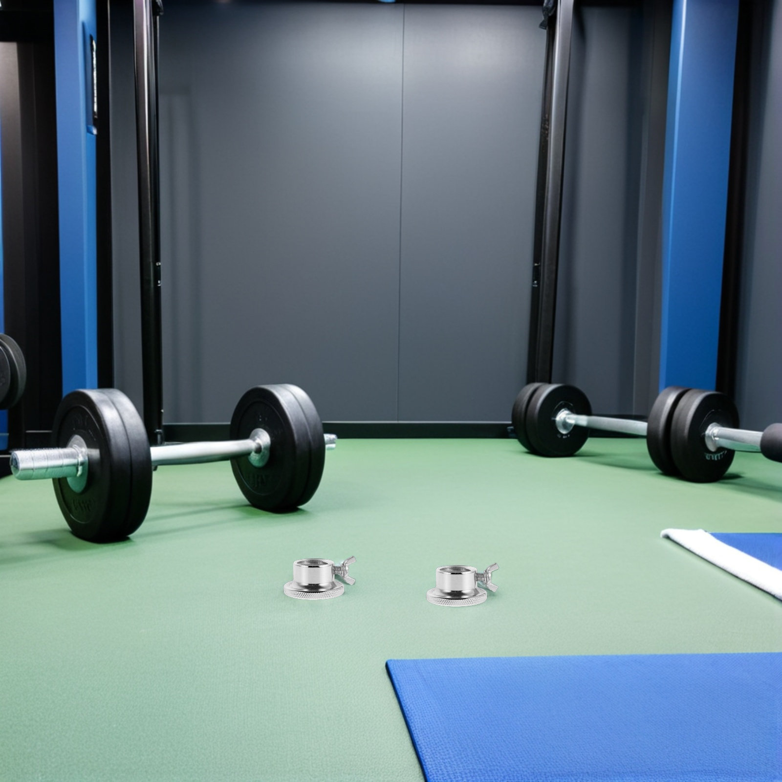 น็อตล็อคกันหลวมสำหรับดัมเบล 4  - Home Gym Usa บทวิจารณ์และราคา