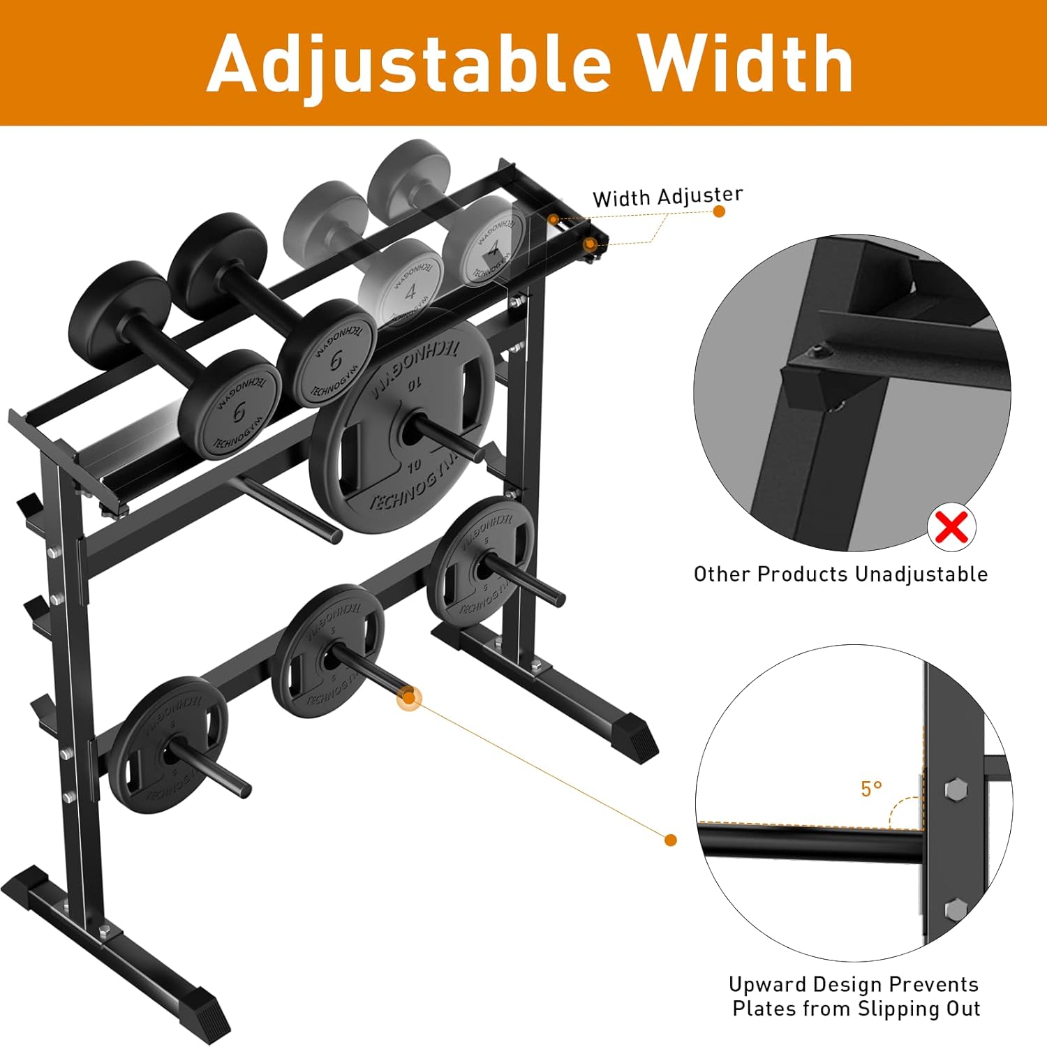 ชั้นวางเก็บน้ำหนักสำหรับฝึกควา - Home Gym Usa บทวิจารณ์และราคา