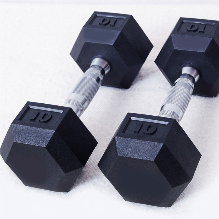 ดัมเบลหกเหลี่ยมยาง 5-100 ปอนด์ - Hex Dumbbell Set บทวิจารณ์และราคา