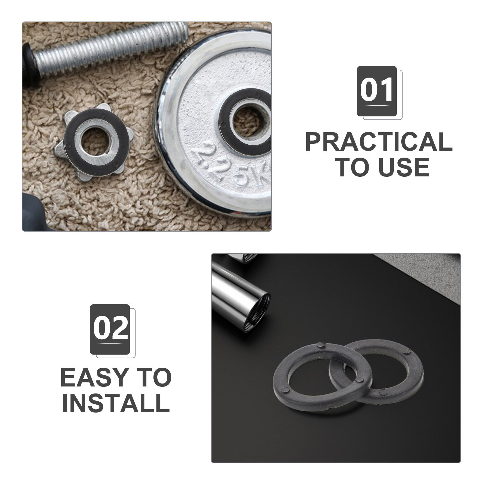 15 ชิ้น แหวนรองน้ำหนักดัมเบลพล - Home Gym Usa บทวิจารณ์และราคา