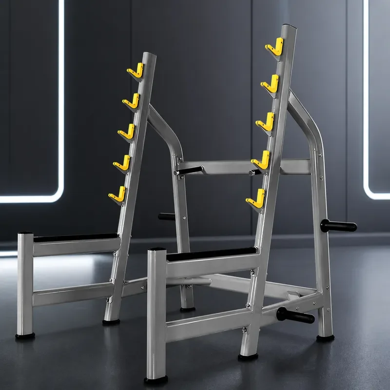 โครงเหล็กสำหรับวางบาร์เบลแบบคร - Home Gym Half Rack บทวิจารณ์และราคา
