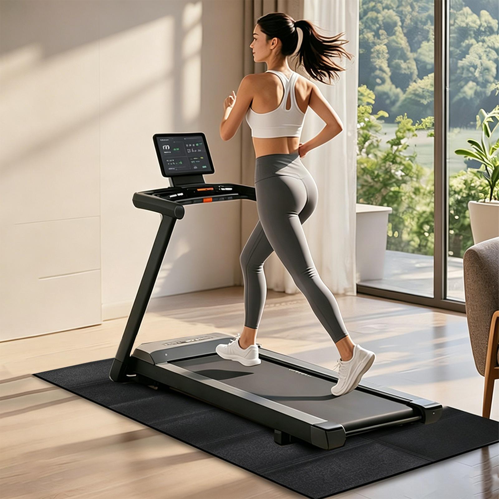 แผ่นรองพื้นลู่วิ่งไฟฟ้า ดูดซับ - Home Gym Equipment บทวิจารณ์และราคา