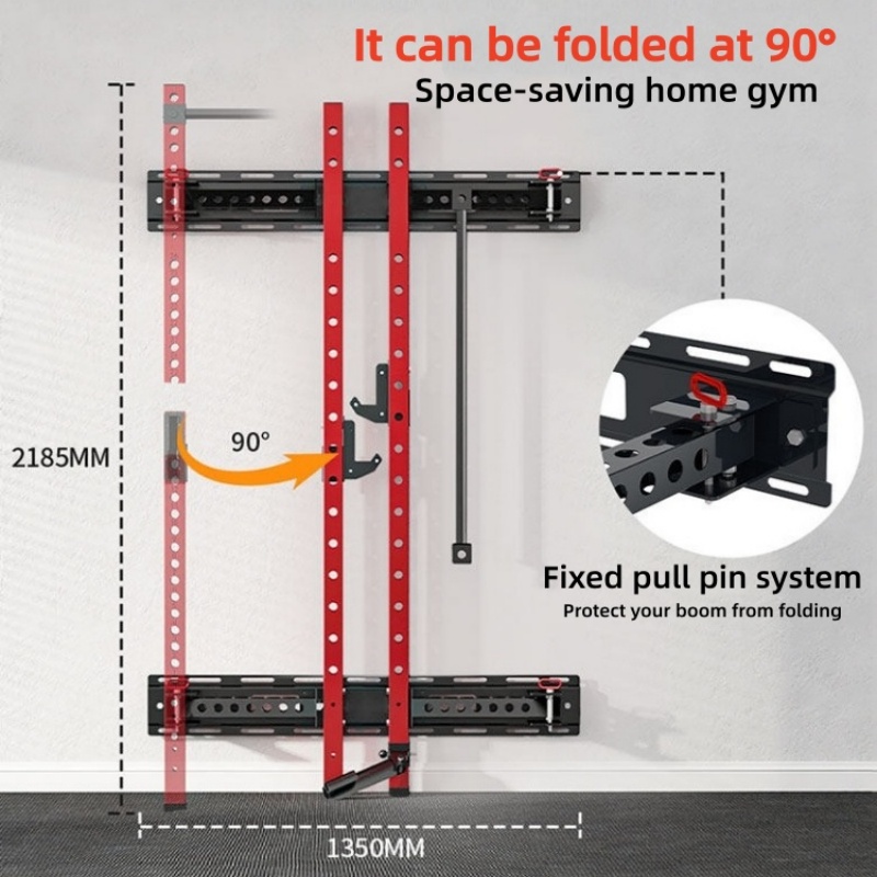 อุปกรณ์ออกกำลังกายแบบติดผนังพั - Home Gym Half Rack บทวิจารณ์และราคา