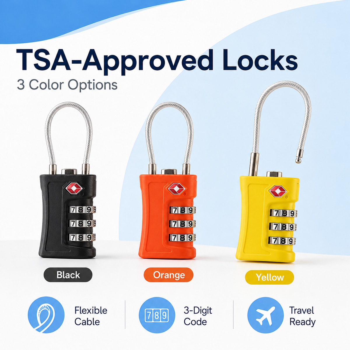 TSA ได้รับการอนุมัติสำหรับล็อค - Home Gym Necessities บทวิจารณ์และราคา