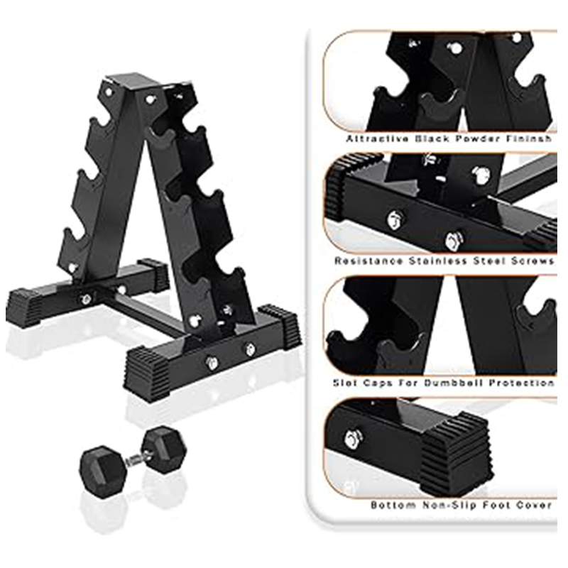 ชั้นวางดัมเบลแบบตั้งพื้นทรงเอส - Hex Dumbbell Set บทวิจารณ์และราคา