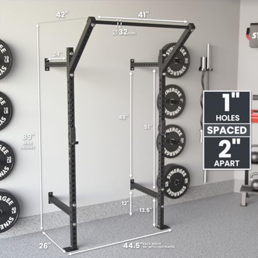 แร็คสควอทติดผนังสำหรับใช้ในยิม - Home Gym Pull Up Bar บทวิจารณ์และราคา