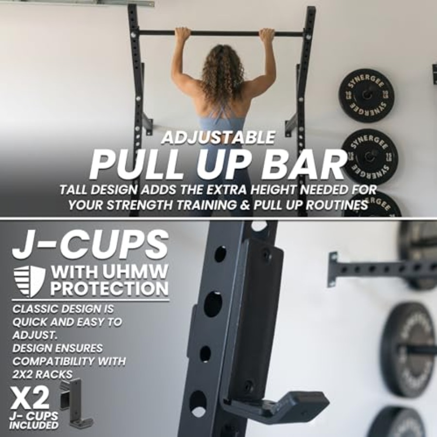 แร็คสควอทติดผนังสำหรับใช้ในยิม - Home Gym Pull Up Bar บทวิจารณ์และราคา