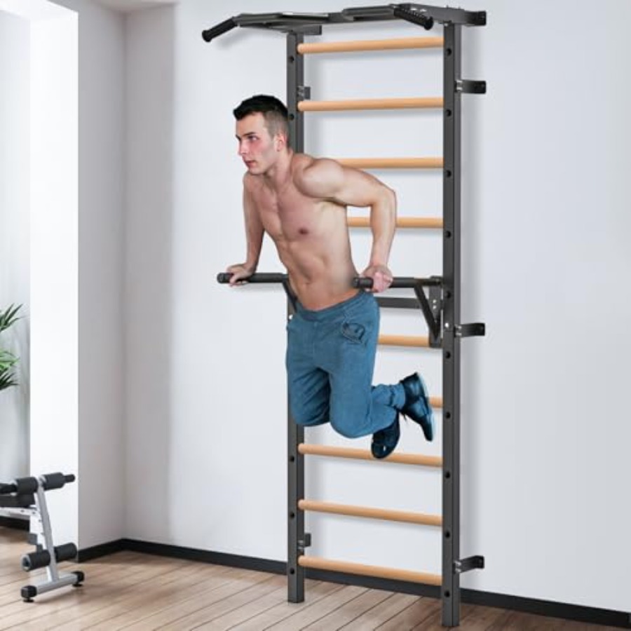 บาร์โหนติดผนังสำหรับยิมนาสติก  - Home Gym Pull Up Bar บทวิจารณ์และราคา