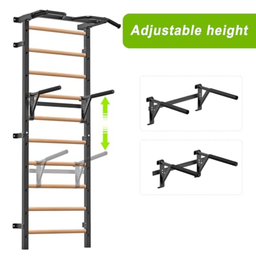 บาร์โหนติดผนังสำหรับยิมนาสติก  - Home Gym Pull Up Bar บทวิจารณ์และราคา