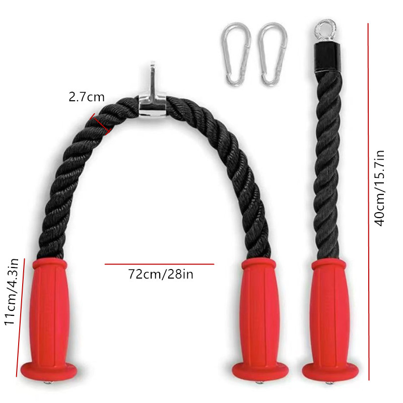 Ergonomic Tricep Ropes Non-Sli - Home Gym Necessities บทวิจารณ์และราคา