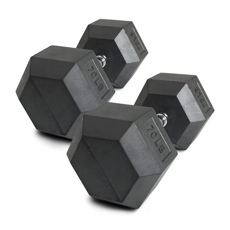 ชุดดัมเบลหกเหลี่ยมยาง 70 ปอนด์ - Hex Dumbbell Set บทวิจารณ์และราคา