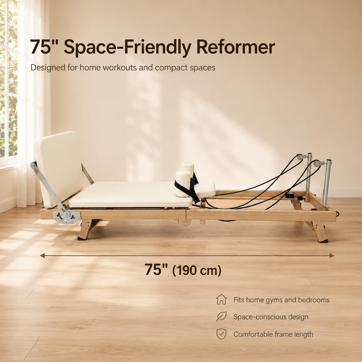 เครื่องพิลาทิสแบบพับได้ขนาด 75 - Home Gym Full Setup บทวิจารณ์และราคา