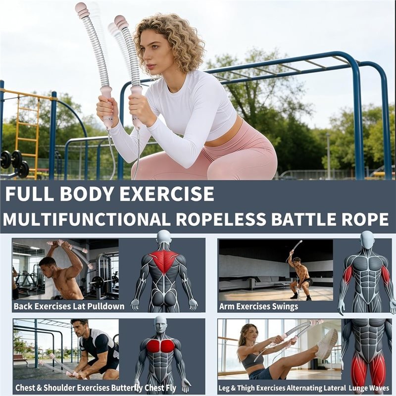 เชือกออกกำลังกายแบบไร้สาย Drop - Battle Rope Heavy บทวิจารณ์และราคา