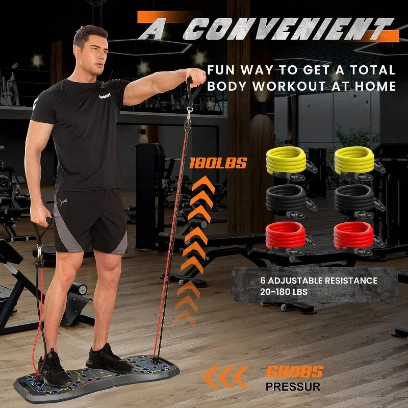 ชุดอุปกรณ์ออกกำลังกายแบบพกพาอเ - Home Gym Full Setup บทวิจารณ์และราคา