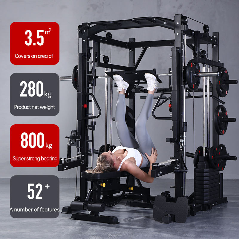 สมิธแมชชีน แร็คออกกำลังกายแบบค - Home Gym Half Rack บทวิจารณ์และราคา