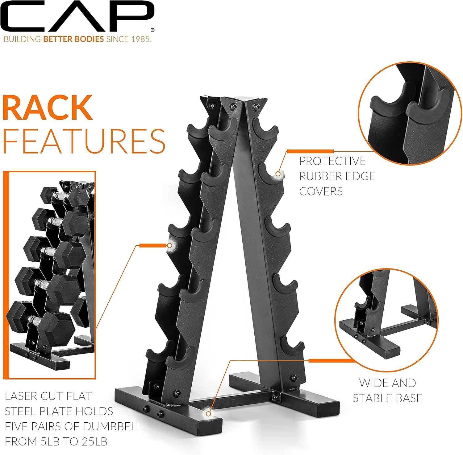 ชุดดัมเบลหกเหลี่ยมเคลือบผิวพร้ - Hex Dumbbell Set บทวิจารณ์และราคา