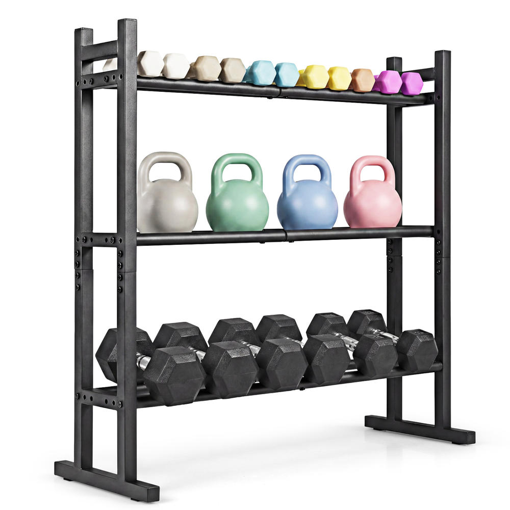 ชั้นวางดัมเบล 3 ชั้นแบบ Heavy  - Home Gym Equipment บทวิจารณ์และราคา