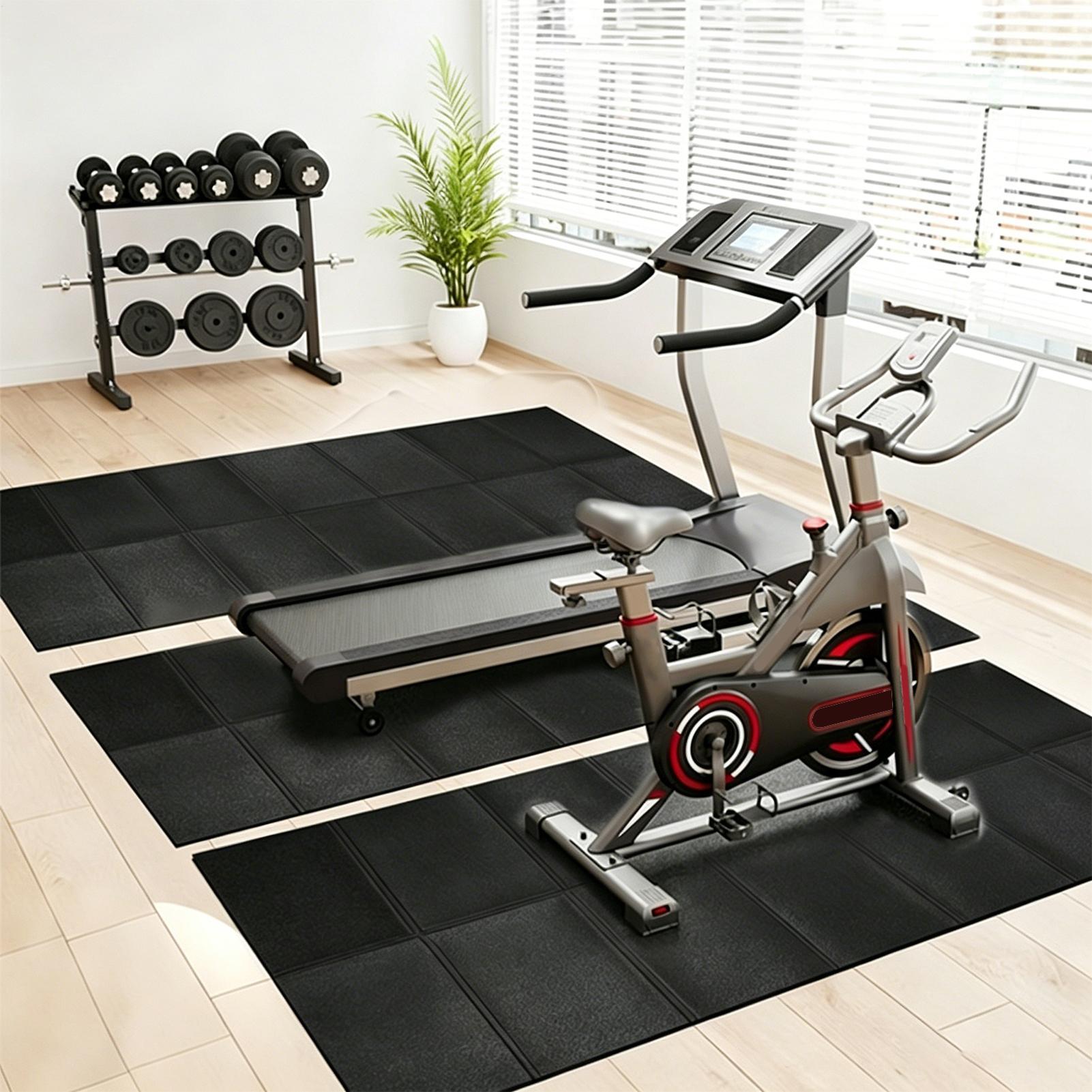 แผ่นรองลู่วิ่งไฟฟ้าแบบหนา กันน - Home Gym Equipment บทวิจารณ์และราคา