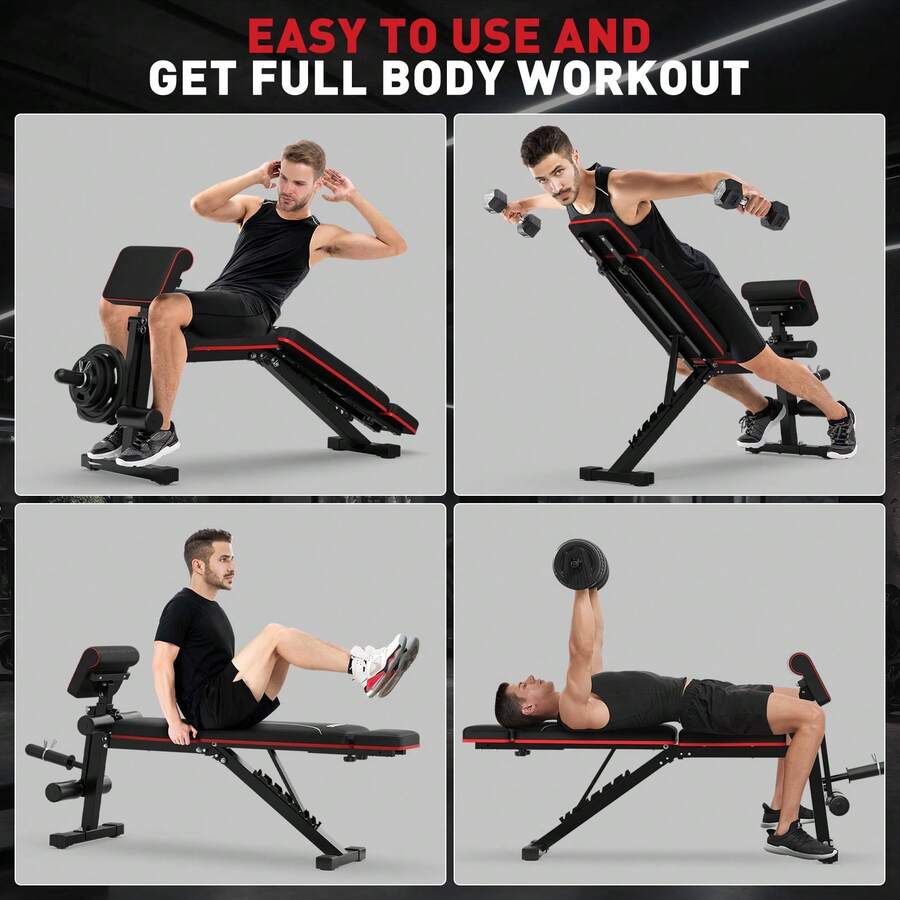 ม้านั่งออกกำลังกายปรับระดับได้ - Home Gym Full Setup บทวิจารณ์และราคา