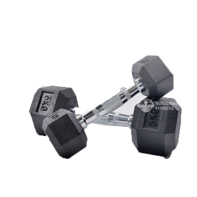 ชุดดัมเบลยางหกเหลี่ยม / ดัมเบล - Hex Dumbbell Set บทวิจารณ์และราคา