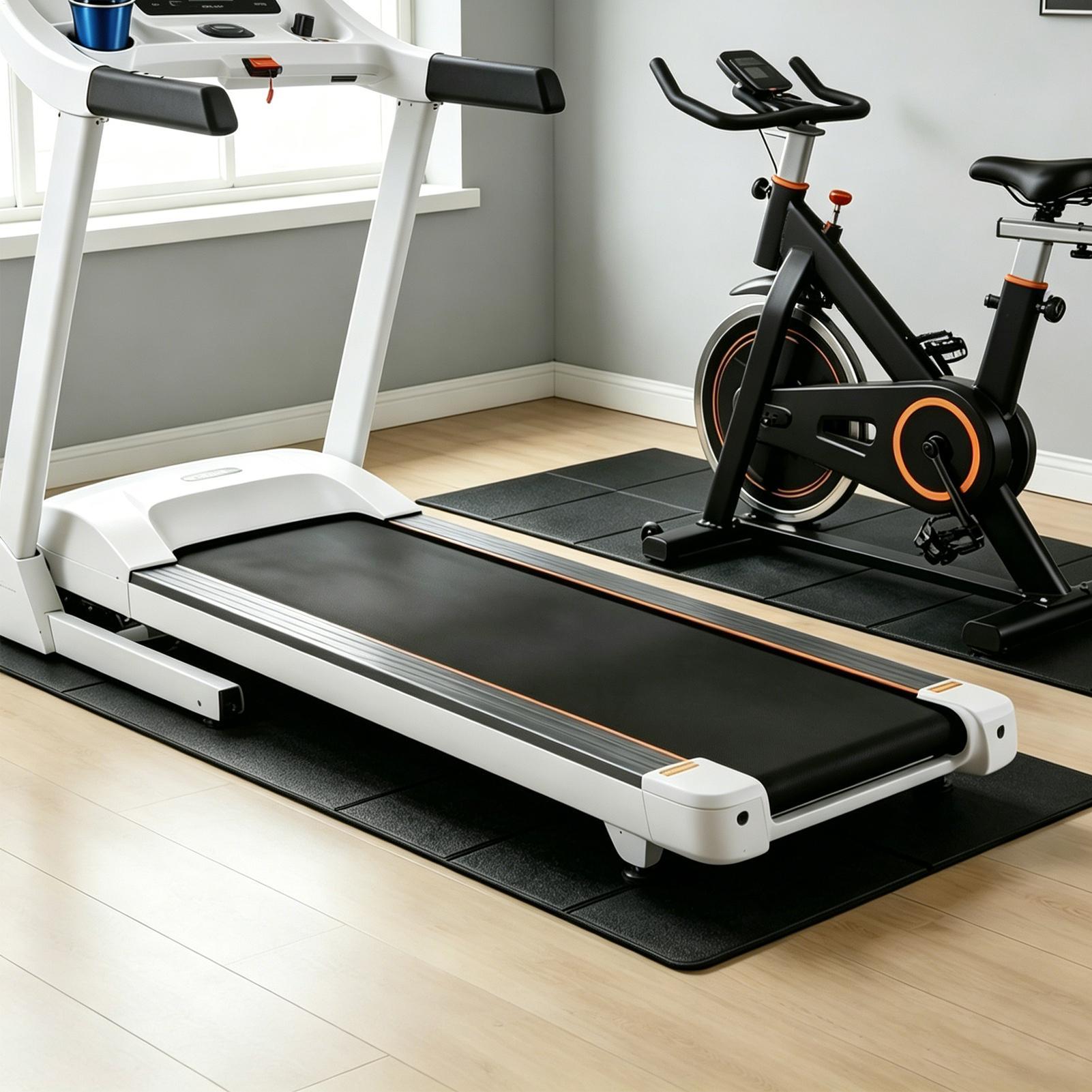 แผ่นรองพื้นลู่วิ่งไฟฟ้ากันลื่น - Home Gym Equipment บทวิจารณ์และราคา