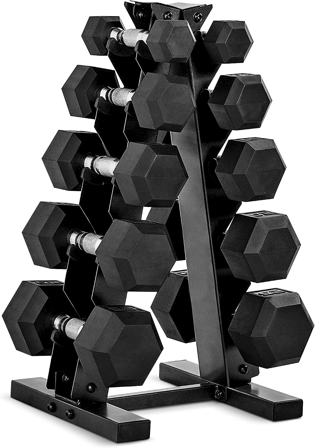 ชุดดัมเบลหุ้มยางรูปหกเหลี่ยมพร - Hex Dumbbell Set บทวิจารณ์และราคา
