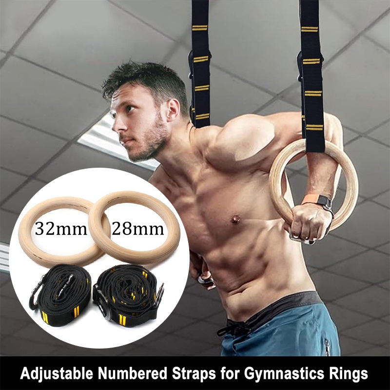 ห่วงยิมนาสติกแบบดึงขึ้นขนาด 28 - Home Gym Necessities บทวิจารณ์และราคา