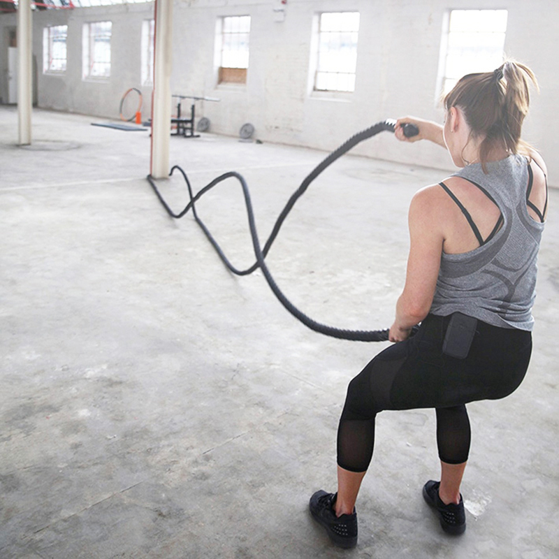 เชือกออกกำลังกาย 9M/12M/15M สำ - Battle Rope Heavy บทวิจารณ์และราคา